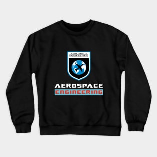 Best aerospace engineering text and logo Crewneck Sweatshirt